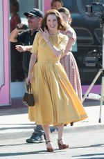JULIANNE MOORE on the Set of 