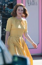 JULIANNE MOORE on the Set of 