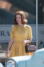 JULIANNE MOORE on the Set of 