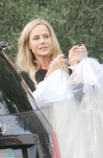 JULIE BENZ Picking Up Her Dry Cleaning in Beverly Hills 10/29/2016