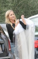 JULIE BENZ Picking Up Her Dry Cleaning in Beverly Hills 10/29/2016