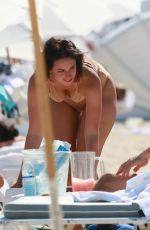 JULIEANNA GODDARD in Bikini at a Beach in Miami 10/22/2016