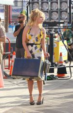 JUNO TEMPLE on the Set of New Woody Allen Movie in New York 09/28/2016