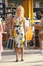 JUNO TEMPLE on the Set of New Woody Allen Movie in New York 09/28/2016