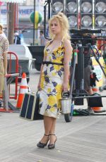JUNO TEMPLE on the Set of New Woody Allen Movie in New York 09/28/2016