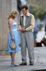 JUNO TEMPLE on the Set of New Woody Allen Movie in New York 10/20/2016