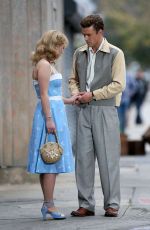 JUNO TEMPLE on the Set of New Woody Allen Movie in New York 10/20/2016