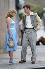 JUNO TEMPLE on the Set of New Woody Allen Movie in New York 10/20/2016