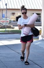 KALEY CUOCO Leaves Yoga Class in Sherman Oaks 10/18/2016