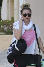 KALEY CUOCO Leaves Yoga Class in Studio City 10/12/2016