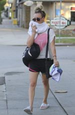 KALEY CUOCO Leaves Yoga Class in Studio City 10/12/2016