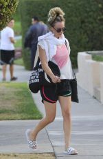 KALEY CUOCO Leaves Yoga Class in Studio City 10/12/2016
