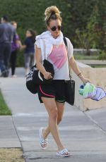 KALEY CUOCO Leaves Yoga Class in Studio City 10/12/2016