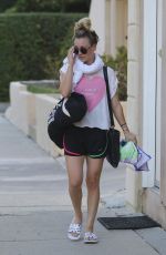 KALEY CUOCO Leaves Yoga Class in Studio City 10/12/2016