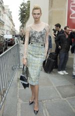 KARLIE KLOSS at Dior Spring/Summer 2017 Fashion Show at Paris Fashion Week 09/30/2016