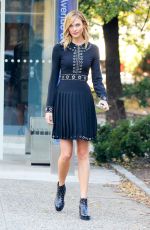 KARLIE KLOSS Out and About in New York 10/14/2016