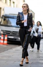 KARLIE KLOSS Out in Paris 10/04/2016