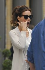 KATE BECKINSALE on the Set of 