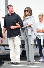 KATE BECKINSALE on the Set of 
