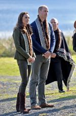 KATE MIDDLETON Arrives at Haida Gwaii in Canada 09/30/2016