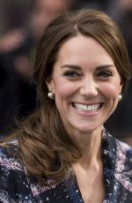 KATE MIDDLETON Visits National Football Museum in Manchester 10/14/2016