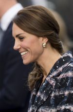 KATE MIDDLETON Visits National Football Museum in Manchester 10/14/2016