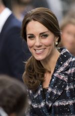 KATE MIDDLETON Visits National Football Museum in Manchester 10/14/2016