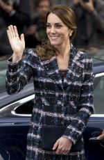 KATE MIDDLETON Visits National Football Museum in Manchester 10/14/2016