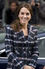 KATE MIDDLETON Visits National Football Museum in Manchester 10/14/2016