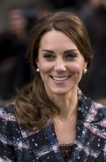 KATE MIDDLETON Visits National Football Museum in Manchester 10/14/2016
