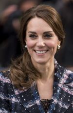 KATE MIDDLETON Visits National Football Museum in Manchester 10/14/2016