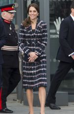 KATE MIDDLETON Visits National Football Museum in Manchester 10/14/2016