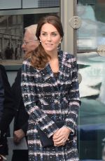 KATE MIDDLETON Visits National Football Museum in Manchester 10/14/2016