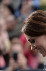 KATE MIDDLETON Visits National Football Museum in Manchester 10/14/2016