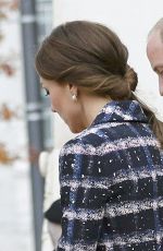 KATE MIDDLETON Visits National Football Museum in Manchester 10/14/2016