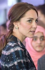 KATE MIDDLETON Visits National Football Museum in Manchester 10/14/2016
