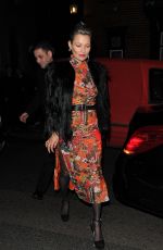 KATE MOSS at Mert & Marcus: Works 2001-2014 VIP Party in London 10/27/2016