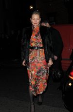 KATE MOSS at Mert & Marcus: Works 2001-2014 VIP Party in London 10/27/2016