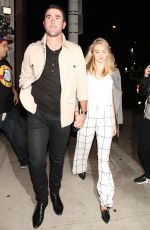 KATE UPTON at Catch LA in West Hollywood 10/25/2016