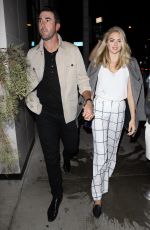 KATE UPTON at Catch LA in West Hollywood 10/25/2016