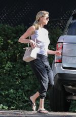 KATE UPTON Walks Her Dog Harley Out in Beverly Hills 10/12/2016