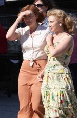 KATE WINSLET and JUNO TEMPLE on the Set of Woody Allen