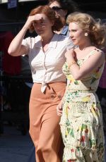 KATE WINSLET and JUNO TEMPLE on the Set of Woody Allen