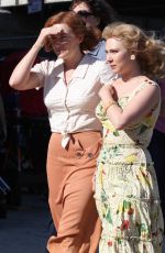 KATE WINSLET and JUNO TEMPLE on the Set of Woody Allen