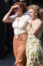 KATE WINSLET and JUNO TEMPLE on the Set of Woody Allen