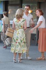 KATE WINSLET and JUNO TEMPLE on the Set of Woody Allen