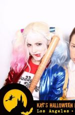 KATHARINE MCPHEE as Harley Quinn at Kate Hudson’s Halloween Bash in Pacific Palisades 10/28/2016