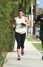 KATHARINE MCPHEE Out for a Run in Los Angeles 10/29/2016