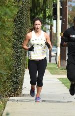 KATHARINE MCPHEE Out for a Run in Los Angeles 10/29/2016