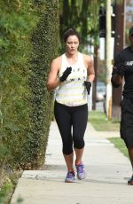 KATHARINE MCPHEE Out for a Run in Los Angeles 10/29/2016